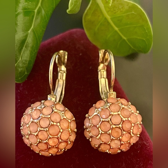 the Gap Jewelry - The Gap Light Peach Pave Earrings